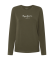Buy Pepe Jeans New Virginia long sleeve green T-shirt