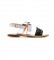 Pepe Jeans Mandy Studs leather sandals black, silver