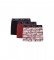 Pepe Jeans Pack 3 Boxers Logo rouge
