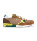 Buy Pepe Jeans Brit Colors Brown Leather Sneakers