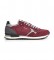Pepe Jeans Brit Reflect M leather shoes maroon