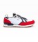 Pepe Jeans Brit Combined Leather Sneakers red