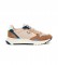 Pepe Jeans Joy Star Brown leather sneakers