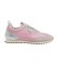 Pepe Jeans Once Fun pink leather trainers