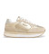 Comprare Pepe Jeans Sneaker Rusper Shine in pelle dorata