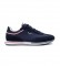 Pepe Jeans Leather sneakers Tour Classic navy 