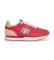 Köp Pepe Jeans Aiden Tape Sneakers i läder rosa