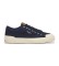 Kopen Pepe Jeans Ben navy leren sportschoenen