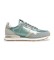 Comprare Pepe Jeans Sneakers Brit Printy in pelle verde