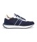 Buy Pepe Jeans Buster Club navy leather trainers