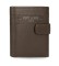 Pepe Jeans Cartera de piel Checkbox con cierre de click Marrn