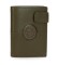 Buy Pepe Jeans Cracker leather wallet with click closure Khaki Green