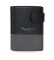 Buy Pepe Jeans Dual leather wallet with click closure Black