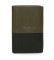 Buy Pepe Jeans Dual vertical leather wallet with coin purse Khaki Green