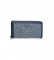 Pepe Jeans Maddie blue zippered wallet -19,5x10x2cm