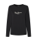 Comprare Pepe Jeans T-shirt nera Fiore Ls