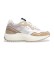 Comprare Pepe Jeans Sneakers in pelle beige Kimi Glam