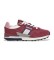 Buy Pepe Jeans Kingston College Leather Sneakers burgundy