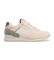 Comprare Pepe Jeans Sneakers in pelle beige con stampa London