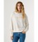 Comprare Pepe Jeans Felpa Maty, bianco sporco