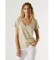 Acheter Pepe Jeans T-shirt à rayures Megan beige
