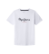 Köp Pepe Jeans New Art T-shirt vit