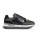 Comprare Pepe Jeans Sneaker Rusper Stars in pelle nera