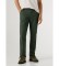 Comprar Pepe Jeans Calças Chino Poplin Slim verde escuro