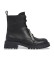 Buy Pepe Jeans Stacy Play leather ankle boots black