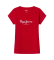 Comprare Pepe Jeans Maglietta Hana Glitter N Red
