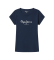 Köp Pepe Jeans Hana Glitter T-shirt marinblÃ¥