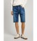 Nakup Pepe Jeans Kratke sproščene Callen modre barve
