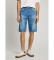 Nakup Pepe Jeans Kratke sproščene Callen modre barve
