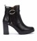 Pikolinos Conelly leather ankle boots black -Height heel 9cm
