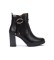 Comprar Pikolinos Botines de Piel Connelly negro -Altura tacón 9cm-