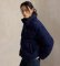 Buy Polo Ralph Lauren Navy blue cable-knit quilted jacket