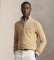 Comprare Polo Ralph Lauren Maglione in maglia di piqué e cotone beige