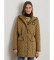 Comprar Lauren Ralph Lauren Casaco comprido acolchoado castanho