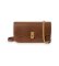 Comprar Polo Ralph Lauren Bolsa carteira Polo ID de couro com corrente castanha
