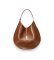 Comprar Polo Ralph Lauren Bolsa de ombro Polo ID grande de couro castanho