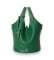Nakup Polo Ralph Lauren Usnjena torbica tote in crossbody Polo Play zelene barve