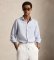Acheter Polo Ralph Lauren Chemise en lin à rayures Custom Fit bleue