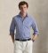 Comprar Polo Ralph Lauren Camisa de popelina elástica azul de corte justo