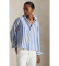 Comprar Polo Ralph Lauren Camisa Wide Cropped de lino azul