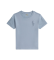 Buy Polo Ralph Lauren Big Pony blue cotton knitted t-shirt