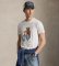 Nakup Polo Ralph Lauren Majica Slim Fit po meri z belim medvedom Polo
