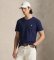 Buy Polo Ralph Lauren Navy Classic Fit stretch piqué T-shirt