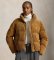Comprar Polo Ralph Lauren Jaqueta de veludo cotelê com acolchoado de plumas marrom