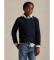 Acheter Polo Ralph Lauren Pull en coton marine tricoté en écru