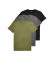 Buy Polo Ralph Lauren Set of three T-shirts green, grey, black